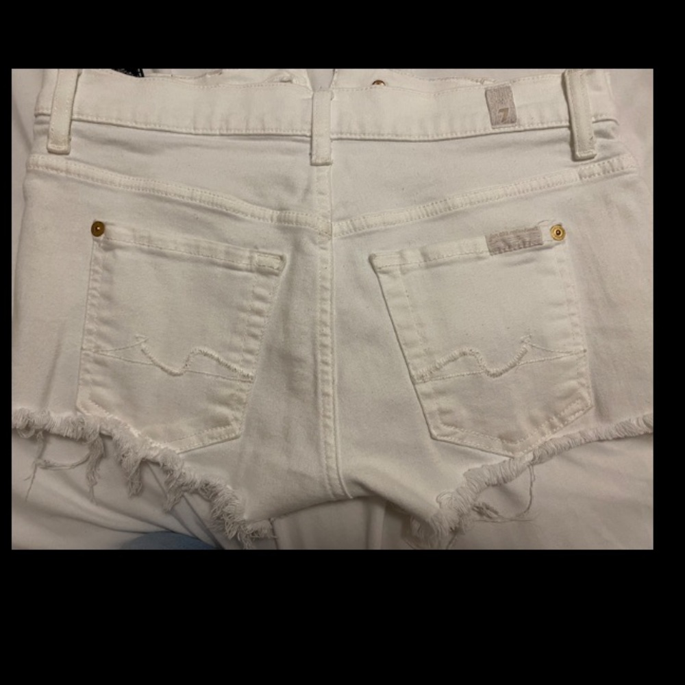 7 for all man kind booty shorts